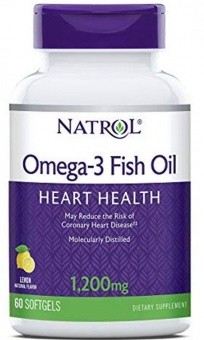 Natrol Natrol Omega-3 Fish Oil 1200 mg Softgels, 60 капс. 